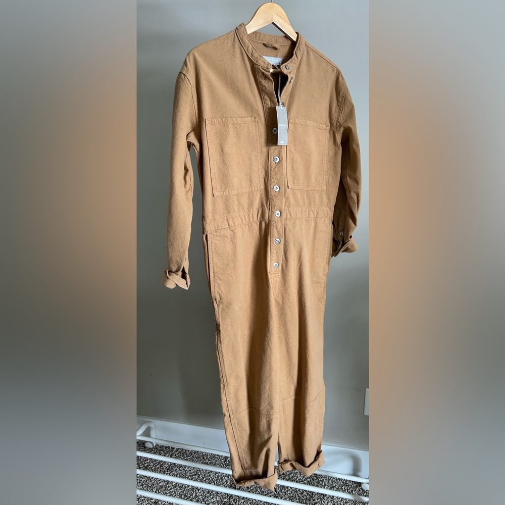 Everlane Canvas Button-Up Long Sleeve Coveralls